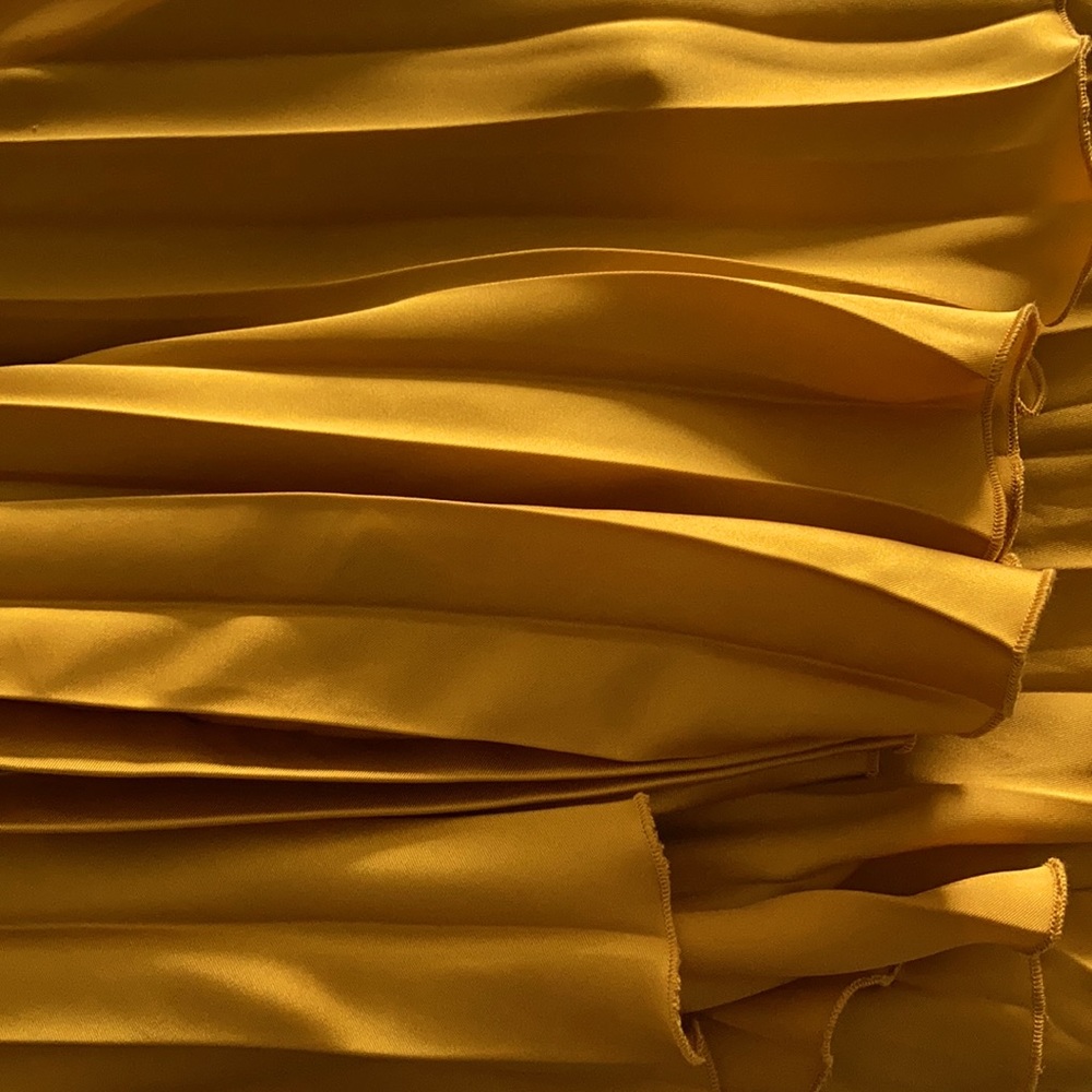 COPY - BR Satin Pleated Maxi Skirt - Picture 3 of 7